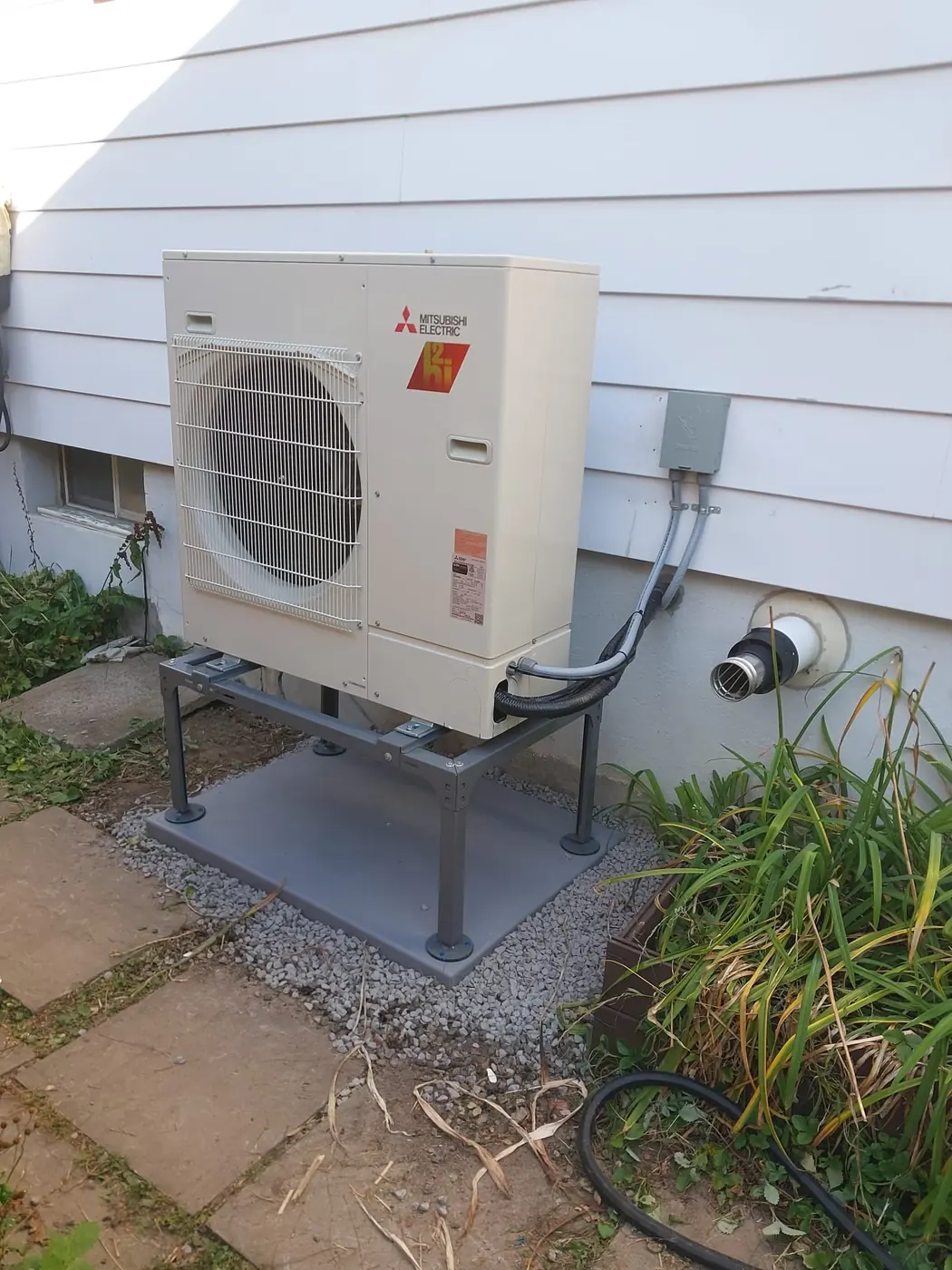 Mitsubishi IntelliHeat heat pump installed in Ottawa