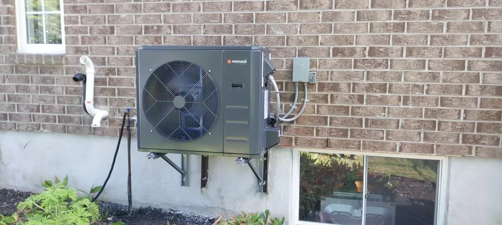 Moovair heat pump installed at a Kanata home