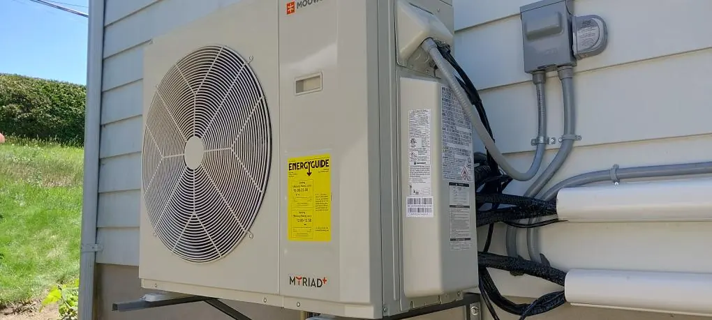 Multi-zone Moovair heat pump installation in Ottawa