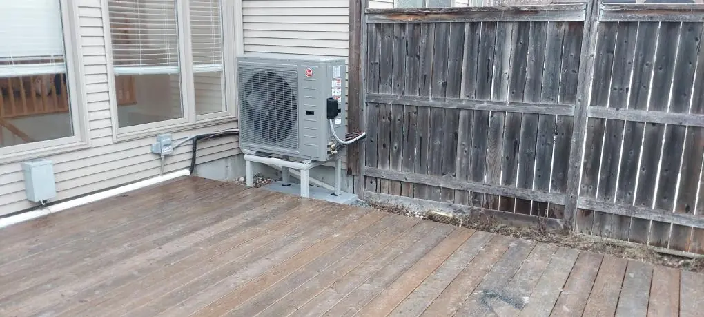 Rheem heat pump installed at a Kanata home